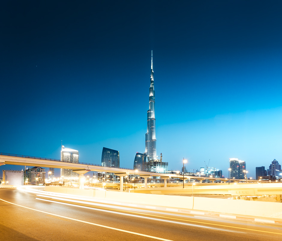 Burj Khalifa blue hour