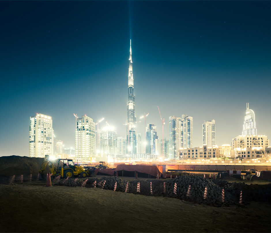 Burj Khalifa building lot