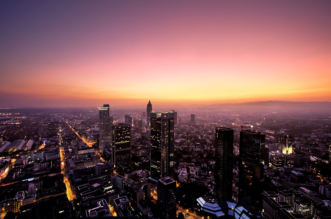 Frankfurt sunset
