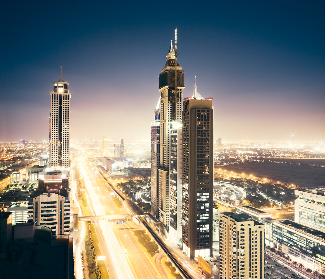 Nightview on Dubai