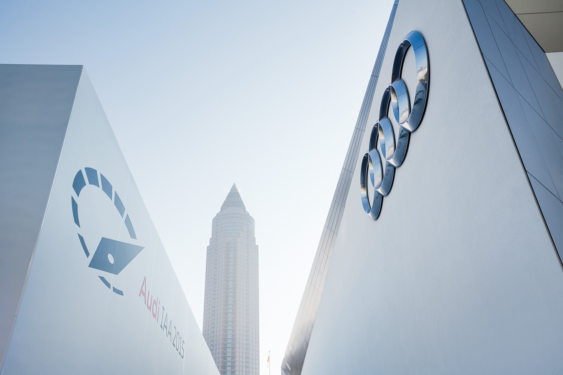 Der Messestand von Audi auf der IAA 2015 in Frankfurt