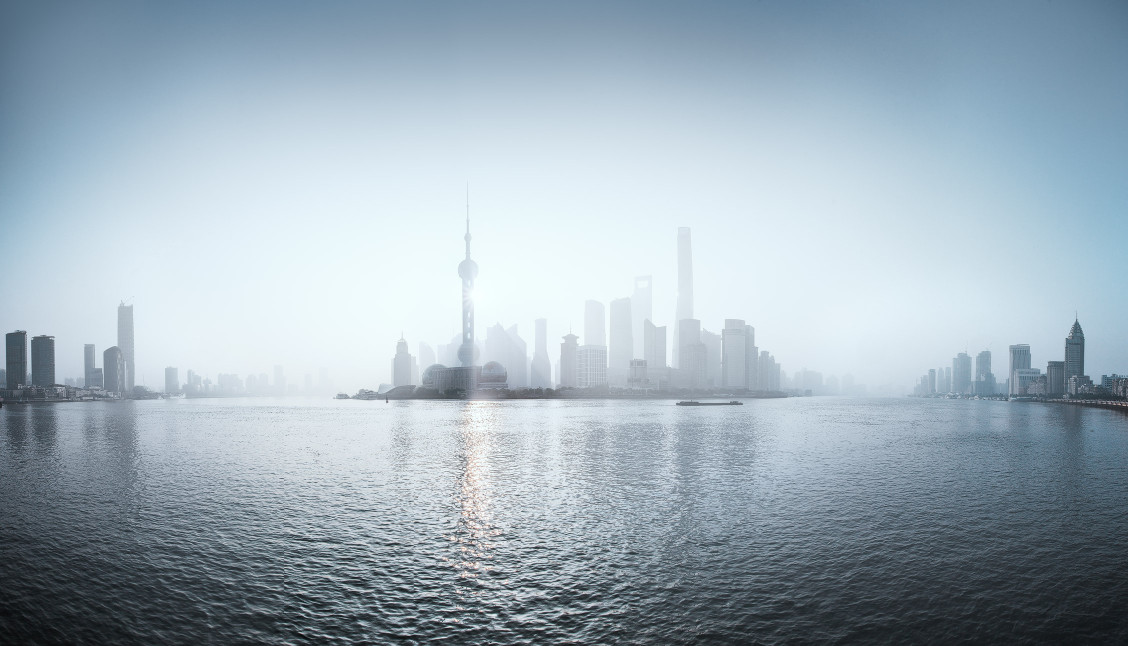 Shanghai skyline panorama