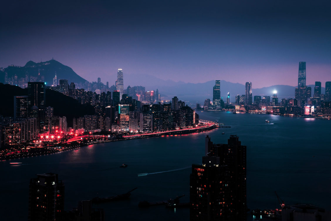 Hong Kong Cityscape at night